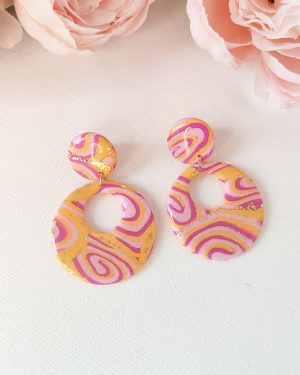 "Eleanor" Retro Pattern Earrings